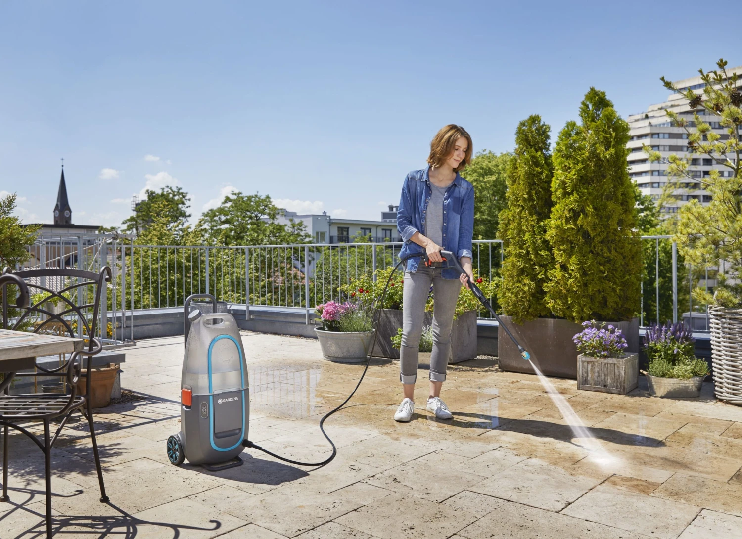 Gardena 09341-55 9341-55 AquaClean Li40/60 Nettoyeur Haute Pression 40 Volt Sans Piles Ni Chargeur 5 Gardena 09341-55 9341-55 AquaClean Li40/60 Nettoyeur Haute Pression 40 Volt Sans Piles Ni Chargeur – Image 5