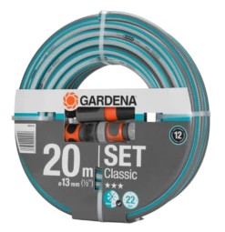 Gardena 18008-20 Tuyau D'arrosage Classic 1/2 20mtr + Raccords -Jardin Outils Magasin 18008 20 tuyau d 039 arrosage classic 1 2 20mtr raccords 2