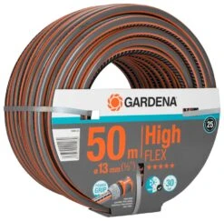Gardena 18069-20 Tuyau HighFLEX Comfort 13 Mm (1/2") 50 Mtr. -Jardin Outils Magasin 18069 20 tuyau highflex comfort 13 mm 1 2q 50 mtr 1 2