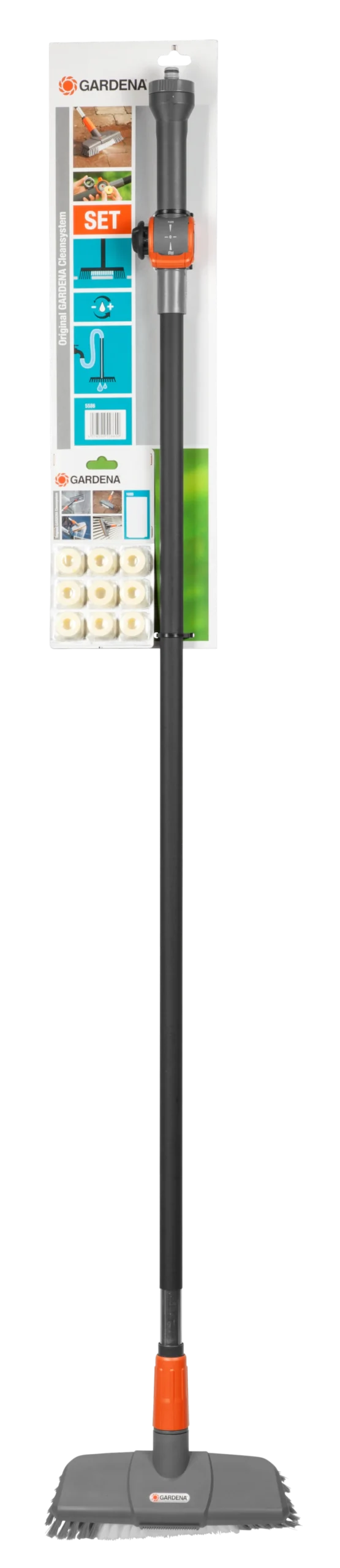 Gardena 5586-20 Kit Brosse De Nettoyage Pour Terrasses 1 Gardena 5586-20 Kit Brosse De Nettoyage Pour Terrasses